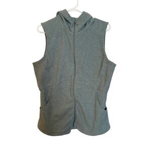 Duluth Trading Co. Vest Men’s Size L Gray Full Zip 100% Polyester